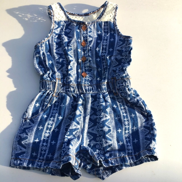 Limited Too Other - Limited Too Denim Romper Size 18 Months